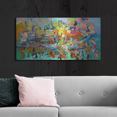  «Island 1n The Sunset Sun 1» par Dorothy Fagan, art mural en métal, 24 po x 12 po