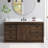 Jillian 60'' Single Bathroom Vanity with Engineered Stone Top-89194826