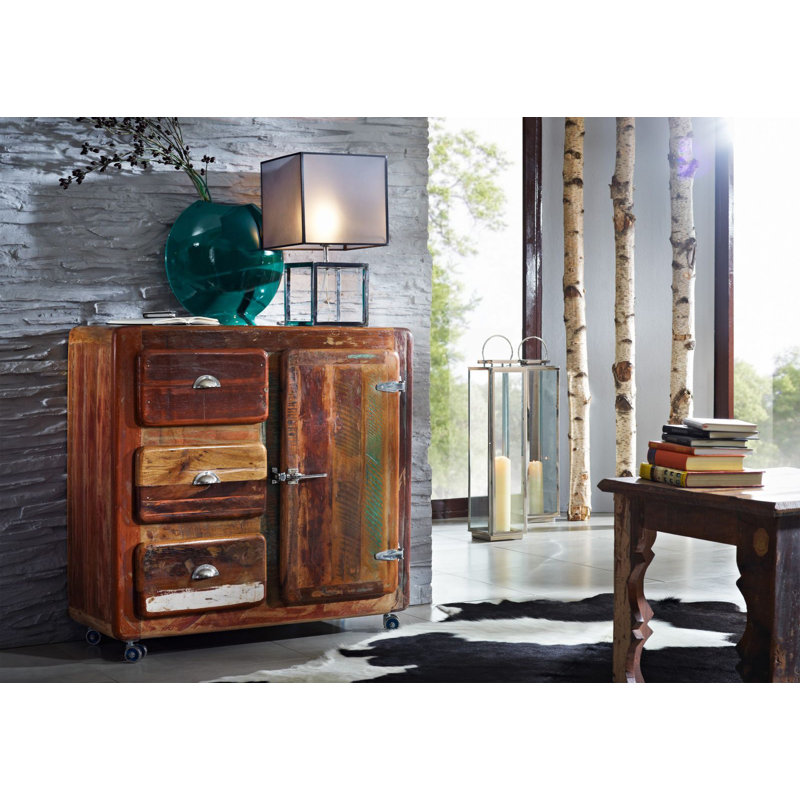 Freezy Solid Wood 100cm W 3 - Drawer Chest of Drawers