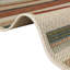 Tapis intérieur / extérieur rayé beige / vert / rouge Dimesford-1642669809