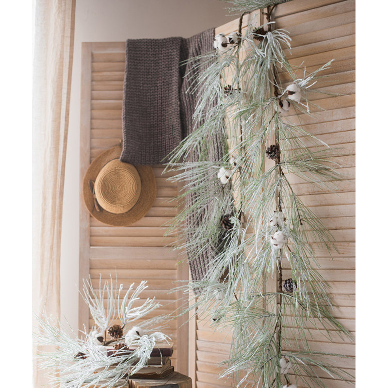 Couronne de neige ou pin, H 23,6 po x l 23,6 po x P 2 po