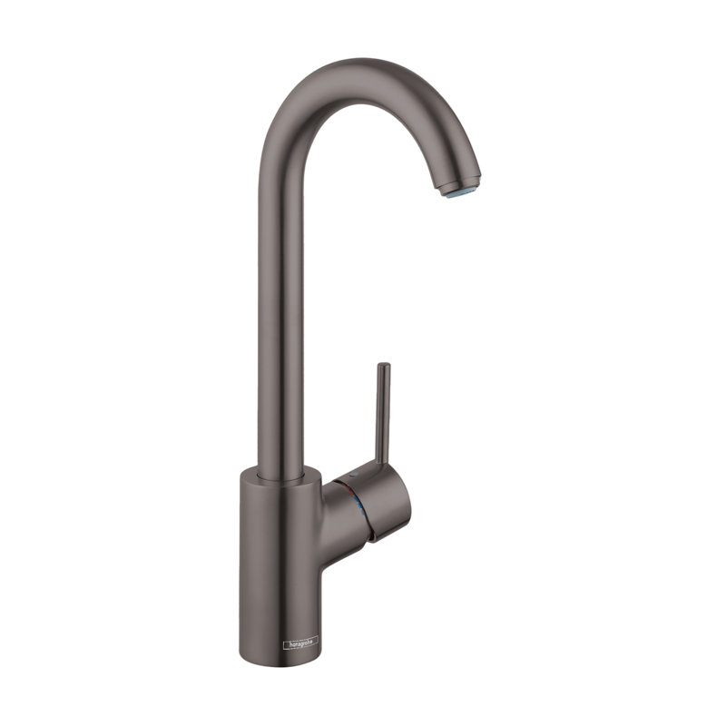 Talis S Single Handle Kitchen Faucet, Brushed Black Chrome