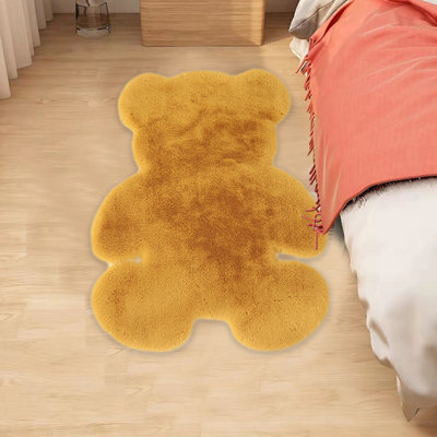  Tapis de chevet de chambre à coucher Imitation Wool