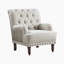 Fauteuil d'appoint moderne texturé 31,5 po Garrix