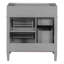 Meuble-lavabo de salle de bain de 30 po sans lavabo supérieur, armoire de rangement moderne avec 2 tiroirs et un tiroir rabattable (BASSIN INCLUS)-117193975-117193978