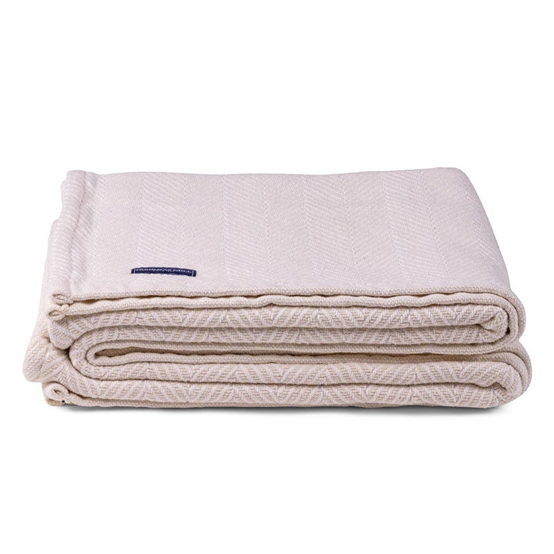 Madison Cotton Blanket, 80" x 96", Pink