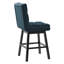 Tabouret de bar en tissu touffeté, ensemble de 2-928365319