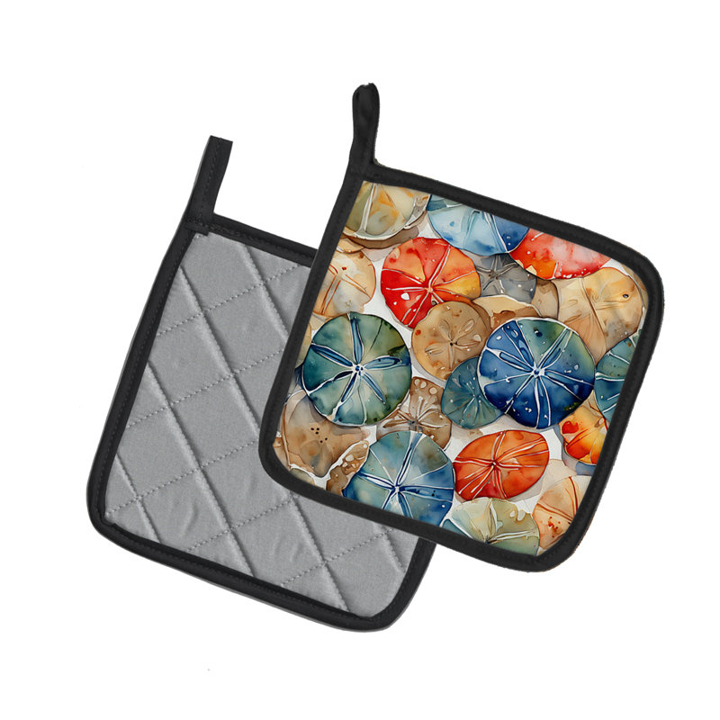 Caroline's Treasures Nautical Collection Polyester Potholder Set