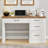 Farmhouse 47" Executive Desk With Charging Station-156619167