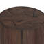 Ridge Outdoor End Table-Stained Saddle Brown