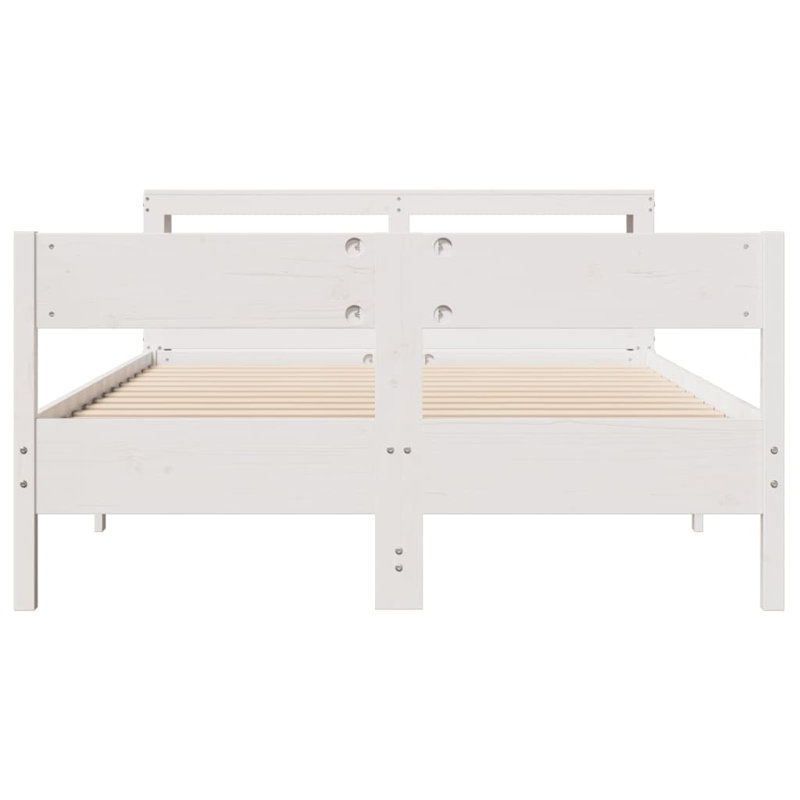 Clarion Bed, 120cm W x 190cm D, White