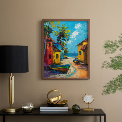 Reproduction encadrée NAUTICAL Series DL XXXVII - bois massif
