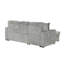 Canapé modulaire moelleux avec canapé-lit en tissu de velours-108020453