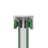44 - 48"x76" Double Sliding Shower Door For Bathroom, 1/4" (6mm) Clear Tempered Glass, Aluminum Frame, And , Reversible Setup