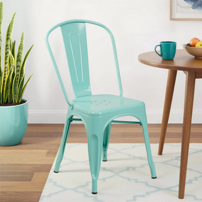Lily Metal Stackable Side Chair