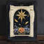Art mural noir encadré noir Tarot The Star - Mystical Boho Spiritual Decor-340386788