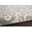 Tapis à motif floral gris Thornlie-273879215