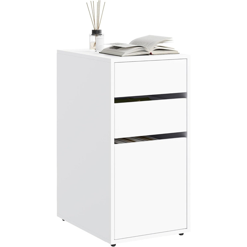 Rolene 30cm W Manufactured Wood Bedside Table