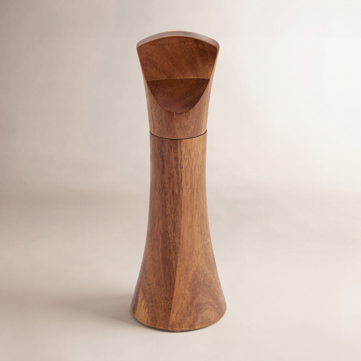 Nambe Contour Pepper Mill Tall 2.5