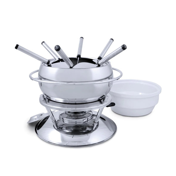 Removable Fondue Set Kitchen Tools easy to clean with 6 Forks Mini  Multifunctional Hot Pot Melting Pot for Chocolate Ice Sauces Cheese 