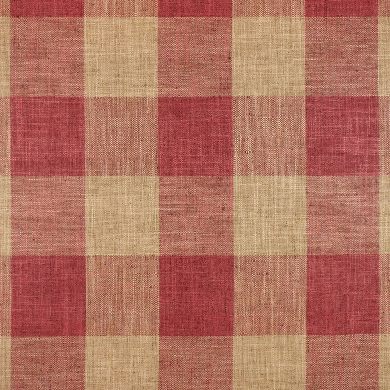Suite Plaid and Checkered Fabric, Red Pepper