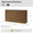 Rosario Modern Metal Base Cabinets With Adjustable Shelves-463757585