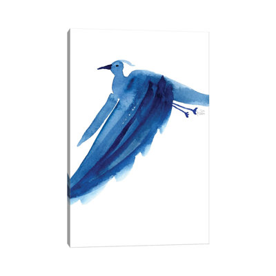Heron 1 Piece Wrapped Canvas Painting