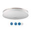 Plafonnier encastré circulaire simple 22 po à 3 lumières Gaurav-24418118