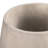 Medium White Planter Of Lightweight Concrete, 8" H X 10" W L, Modern Design For Plant Display Concrete Round Planter, Size And Functional Home Planting