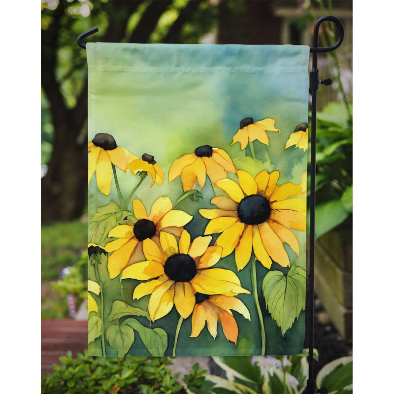Drapeau de jardin double en polyester H 15,5 po x l 11,25 po