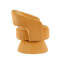 Fauteuil d'appoint pivotant à 360 degrés en velours côtelé, fabrication confortable en bois massif-973882068