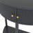 Artisan-Crafted Wave-Pattern Demi-Lune Console Table With Dark Gray Finish,Unique Half Moon Design End Table With 2 Storage Drawers And Bottom Shelf For Living Room, Bedroom, Study, Hallway-122882824