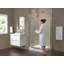 Robinet de salle de bain à un trou avec drain Lahara, robinet de salle de bain à poignée simple-14622308
