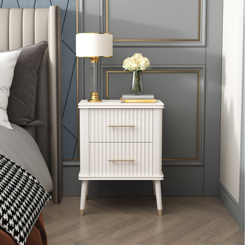 Table de chevet Zola, Blanc