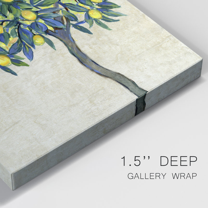 " Lemon Tree Composition I " Painting Print, 60" H x 40" W x 1" D