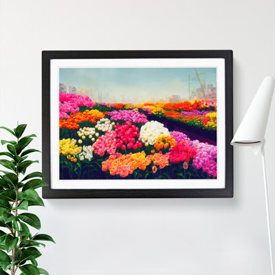 Beguiling Flower Market - Single Picture Frame Painting