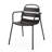 Outdoor Bistro In Matte Black Iron, Suiting Different Decor Styles Modern Backyard Iron With A Stable Structure