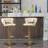 Swivel Upholstered Adjustable Height Counter Stool-1654386484