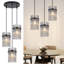3-Light Cylinder Kitchen Island Pendant-823248661