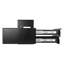 2 Drawer 13" Lockable Under Desk Drawer Organizer Slide-out Drawer Home Office