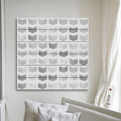 « follow the leader », reproduction d’art sur bois blanc
