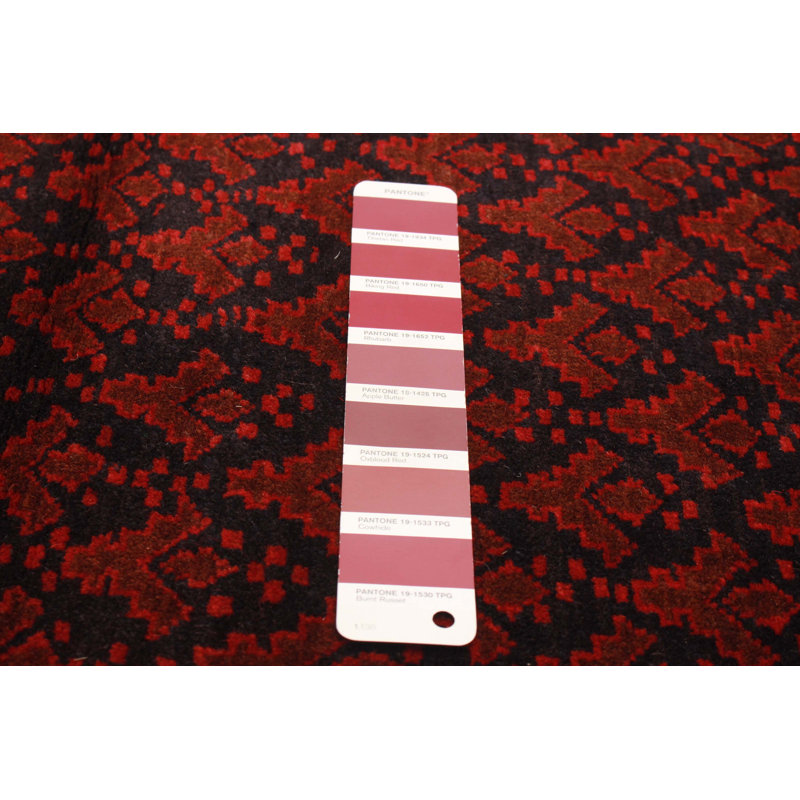 Teimani Burgundy Rug 3'1" x 4'8"