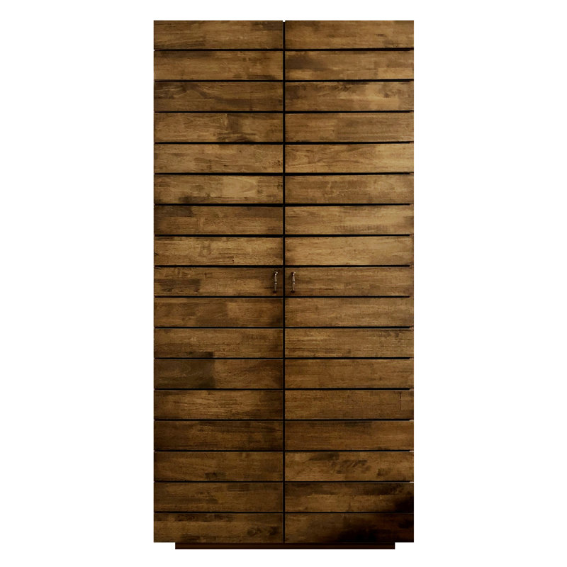 Sublett 2 Door Manufactured Wood Wardrobe