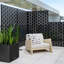 Screen Series Black Plastic Quadra Pattern Screen Set
