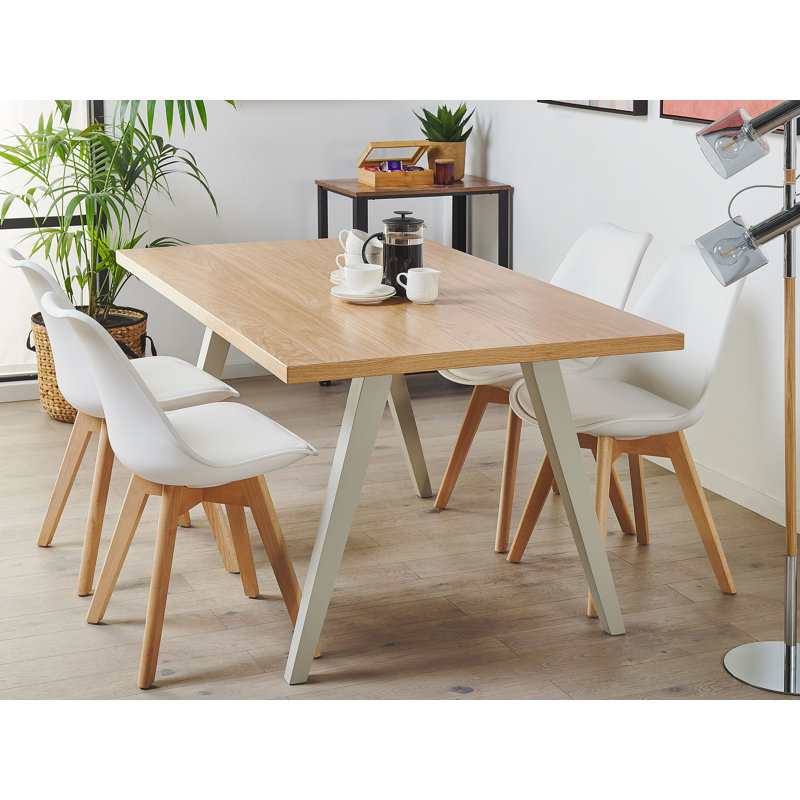 Mirabal Solid Wood Base Dining Table
