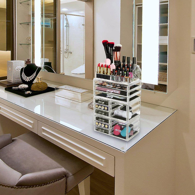 Acrylic Makeup Organiser, Clear