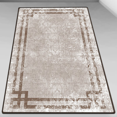 Antibacterial Hall Carpet, 100% Polyester, 47.2 x 59.1 inches | 10 mm Pile Height, 700 g/m² | Non-Slip Underside, Machine Washable | Perfect for Entryways & Living Rooms, Durable & Stylish Design