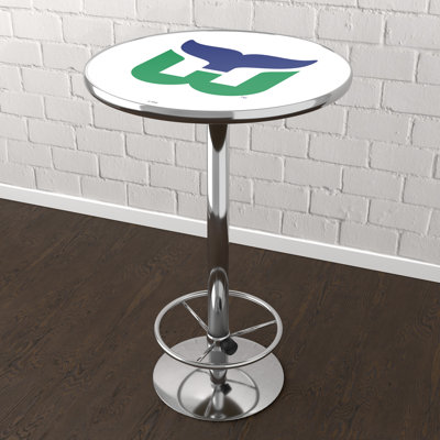 Hartford Whalers Vintage  Bar Table With Footrest