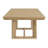 Brown Trestle Table With Leaf