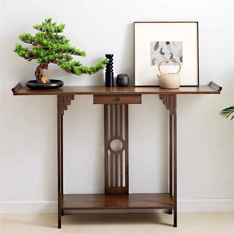 Finbar 81.5cm Solid Wood Console Table